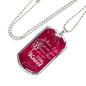 Pray Kneel Bible Necklace Necklace Stainless Steel or 18k Gold Dog Tag 24" Chain-Express Your Love Gifts