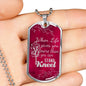 Pray Kneel Bible Necklace Necklace Stainless Steel or 18k Gold Dog Tag 24" Chain-Express Your Love Gifts