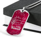 Pray Kneel Bible Necklace Necklace Stainless Steel or 18k Gold Dog Tag 24" Chain-Express Your Love Gifts
