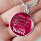Pray Necklace When Life Gives You More Circle Stainless Steel or 18k Gold 18-22"-Express Your Love Gifts