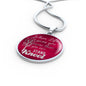 Pray Necklace When Life Gives You More Circle Stainless Steel or 18k Gold 18-22"-Express Your Love Gifts