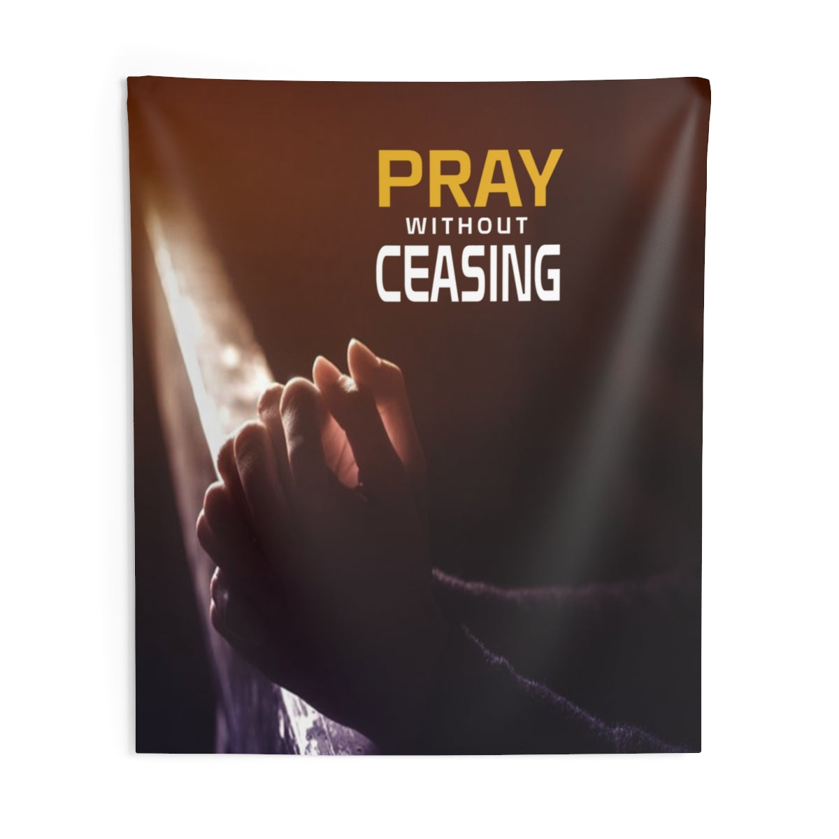 Pray Without Ceasing Wall Hanging Tapestry-Express Your Love Gifts