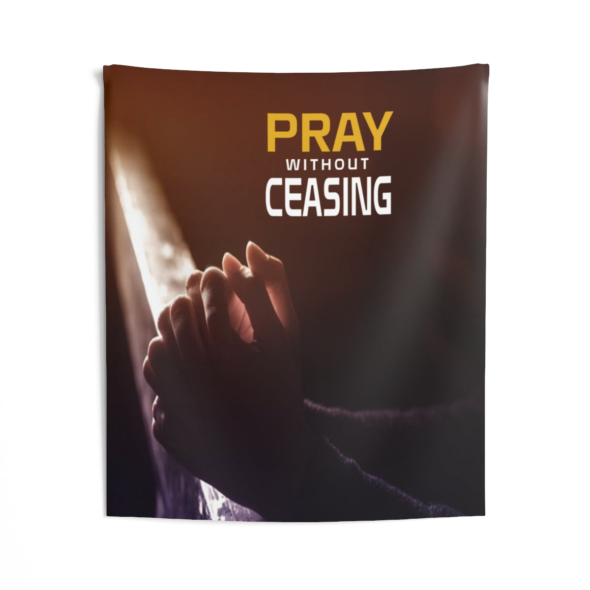 Pray Without Ceasing Wall Hanging Tapestry-Express Your Love Gifts