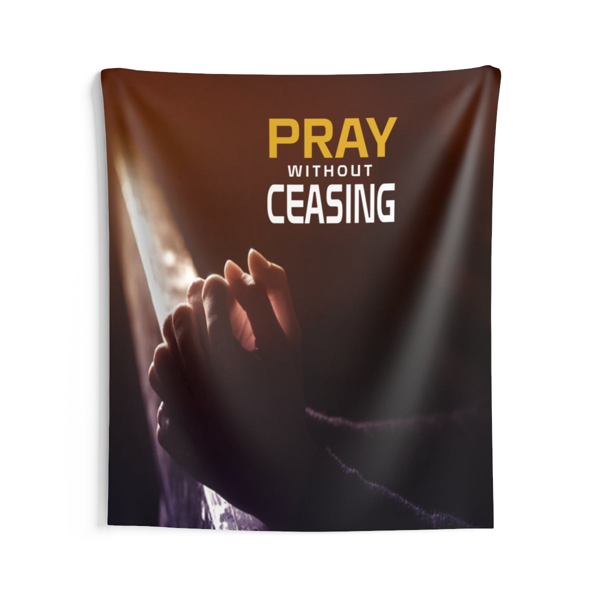 Pray Without Ceasing Wall Hanging Tapestry-Express Your Love Gifts