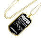 Prayer Changes Things Dog Tag Stainless Steel or 18k Gold Finish 24" Ball Chain-Express Your Love Gifts