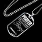 Prayer Changes Things Dog Tag Stainless Steel or 18k Gold Finish 24" Ball Chain-Express Your Love Gifts