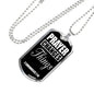 Prayer Changes Things Dog Tag Stainless Steel or 18k Gold Finish 24" Ball Chain-Express Your Love Gifts