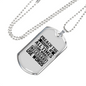 Preach The Gospel Christian Necklace Stainless Steel or 18k Gold Dog Tag 24" Chain-Express Your Love Gifts