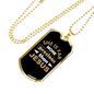 Precious Jesus Christian Necklace Stainless Steel or 18k Gold Dog Tag 24" Chain-Express Your Love Gifts