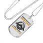 Problem Solving Is Hunting Necklace Stainless Steel or 18k Gold Dog Tag 24" Chain-Express Your Love Gifts
