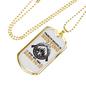 Problem Solving Is Hunting Necklace Stainless Steel or 18k Gold Dog Tag 24" Chain-Express Your Love Gifts