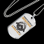 Problem Solving Is Hunting Necklace Stainless Steel or 18k Gold Dog Tag 24" Chain-Express Your Love Gifts