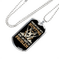 Problem Starts With Hunting Necklace Stainless Steel or 18k Gold Dog Tag 24" Chain-Express Your Love Gifts
