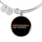 Professional Cat Herder Bracelet Stainless Steel or 18k Gold Circle Bangle-Express Your Love Gifts