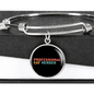 Professional Cat Herder Bracelet Stainless Steel or 18k Gold Circle Bangle-Express Your Love Gifts