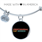 Professional Cat Herder Bracelet Stainless Steel or 18k Gold Circle Bangle-Express Your Love Gifts