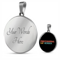 Professional Cat Herder Circle Necklace Stainless Steel or 18k Gold 18-22"-Express Your Love Gifts