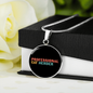 Professional Cat Herder Circle Necklace Stainless Steel or 18k Gold 18-22"-Express Your Love Gifts