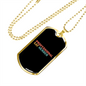 Professional Cat Herder Necklace Stainless Steel or 18k Gold Dog Tag 24" Chain-Express Your Love Gifts