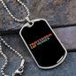 Professional Cat Herder Necklace Stainless Steel or 18k Gold Dog Tag 24" Chain-Express Your Love Gifts