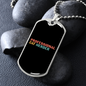 Professional Cat Herder Necklace Stainless Steel or 18k Gold Dog Tag 24" Chain-Express Your Love Gifts