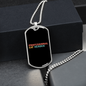 Professional Cat Herder Necklace Stainless Steel or 18k Gold Dog Tag 24" Chain-Express Your Love Gifts