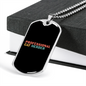 Professional Cat Herder Necklace Stainless Steel or 18k Gold Dog Tag 24" Chain-Express Your Love Gifts