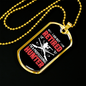 Proffesional Hunter Necklace Stainless Steel or 18k Gold Dog Tag 24" Chain-Express Your Love Gifts