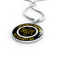 Prolife Life Begins At Conception Circle Necklace Stainless Steel or 18k Gold 18-22"-Express Your Love Gifts