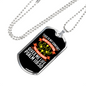 Promise Gives Life Christian Necklace Stainless Steel or 18k Gold Dog Tag 24" Chain-Express Your Love Gifts