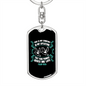 Promise Me Life Psalm 119:50 Keychain Stainless Steel or 18k Gold Dog Tag Keyring-Express Your Love Gifts