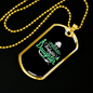 Proud Firefighter'S Daughter Necklace Stainless Steel or 18k Gold Dog Tag 24" Chain-Express Your Love Gifts
