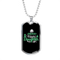 Proud Firefighter'S Daughter Necklace Stainless Steel or 18k Gold Dog Tag 24" Chain-Express Your Love Gifts