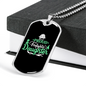 Proud Firefighter'S Daughter Necklace Stainless Steel or 18k Gold Dog Tag 24" Chain-Express Your Love Gifts