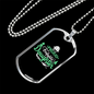 Proud Firefighter'S Daughter Necklace Stainless Steel or 18k Gold Dog Tag 24" Chain-Express Your Love Gifts