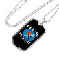 Proud Plumber Necklace Stainless Steel or 18k Gold Dog Tag 24" Chain-Express Your Love Gifts