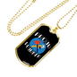 Proud Plumber Necklace Stainless Steel or 18k Gold Dog Tag 24" Chain-Express Your Love Gifts