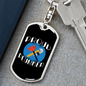 Proud Plumber Swivel Keychain Dog Tag Stainless Steel or 18k Gold-Express Your Love Gifts