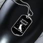 Proudly Owned Necklace Stainless Steel or 18k Gold Dog Tag 24" Chain-Express Your Love Gifts