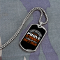 Prove Isn't True Zodiac Necklace Stainless Steel or 18k Gold Dog Tag 24" Chain-Express Your Love Gifts