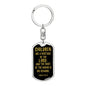 Psalm 127:3 Dog Tag Pendant Keychain Stainless Steel or 18k Gold-Express Your Love Gifts