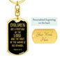 Psalm 127:3 Dog Tag Pendant Keychain Stainless Steel or 18k Gold-Express Your Love Gifts