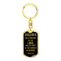 Psalm 127:3 Dog Tag Pendant Keychain Stainless Steel or 18k Gold-Express Your Love Gifts
