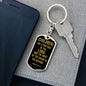 Psalm 127:3 Dog Tag Pendant Keychain Stainless Steel or 18k Gold-Express Your Love Gifts