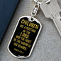Psalm 127:3 Dog Tag Pendant Keychain Stainless Steel or 18k Gold-Express Your Love Gifts