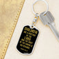 Psalm 127:3 Dog Tag Pendant Keychain Stainless Steel or 18k Gold-Express Your Love Gifts