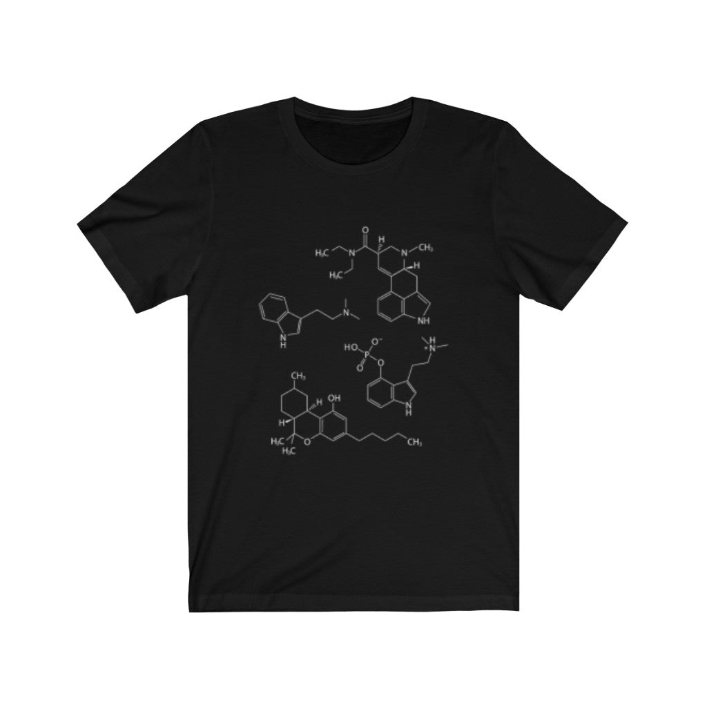 Psychedelic Molecules Men's T-Shirt-Express Your Love Gifts