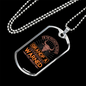 Psychotic Taurus Zodiac Necklace Stainless Steel or 18k Gold Dog Tag 24" Chain-Express Your Love Gifts