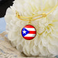 Puerto Rico Flag Stainless Steel or 18k Gold Circle Bangle Bracelet-Express Your Love Gifts