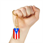 Puerto Rico Flag Dog Tag Stainless Steel or 18k Gold Necklace w 24" Chain-Express Your Love Gifts